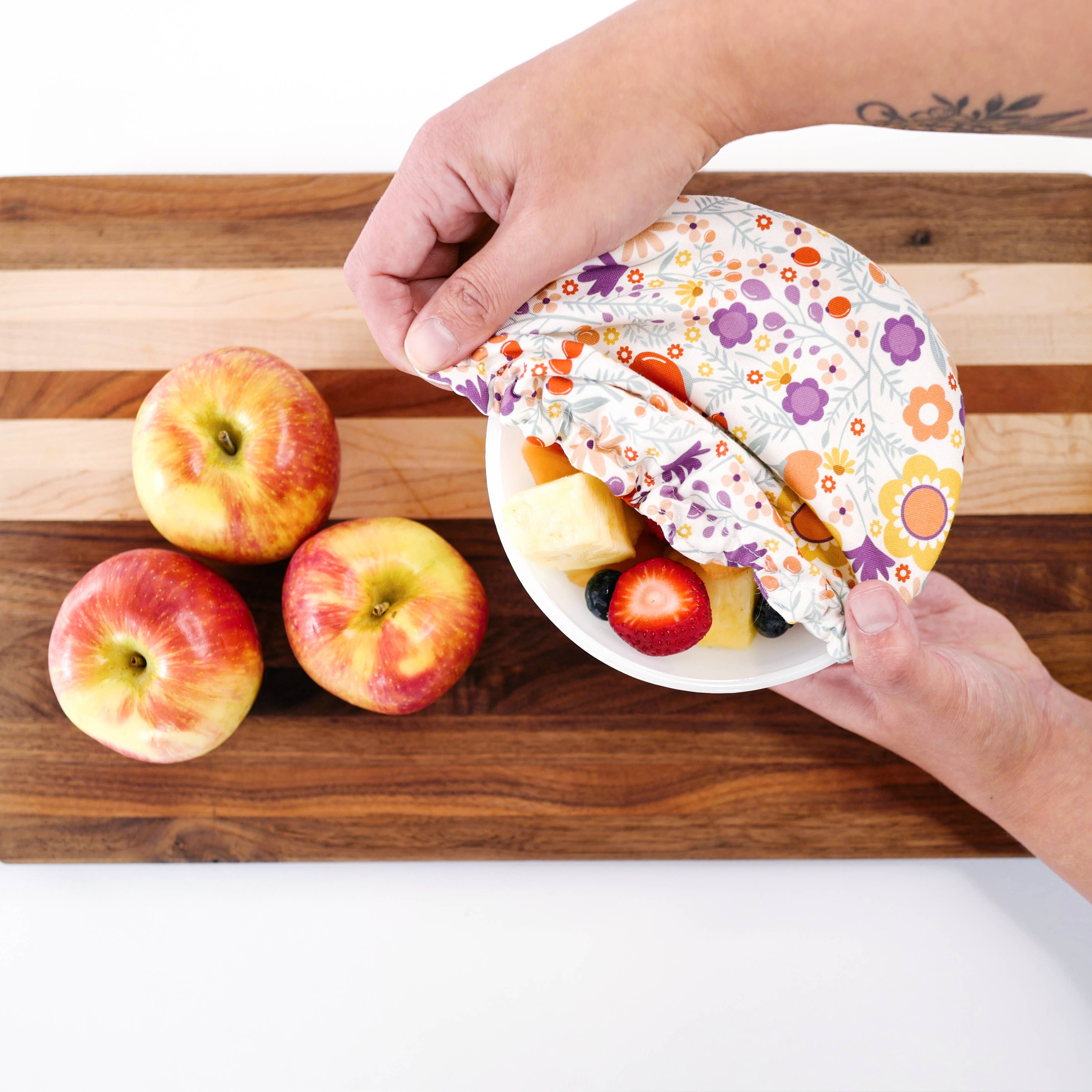 Colibri Canada - Wholesale Food Storage Wrap/Bag - Bowl Covers - Set Wildflowers1