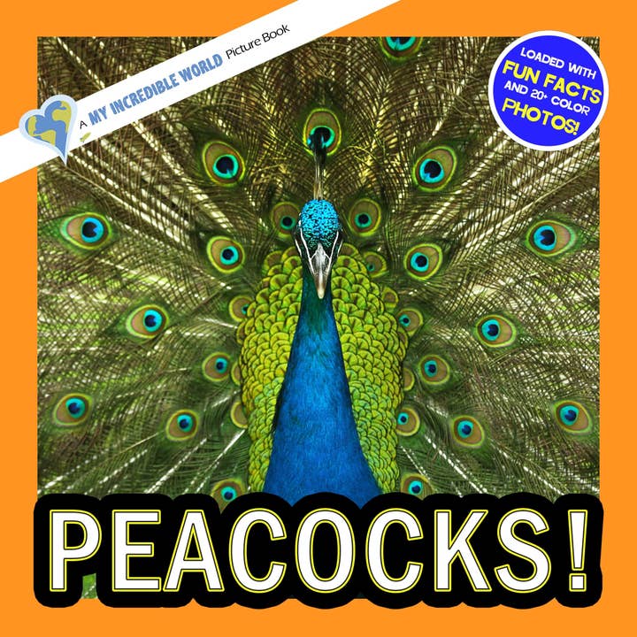 My Incredible World - Wholesale Book - Kids - Peacocks! A My Incredible World Picture Book for Children