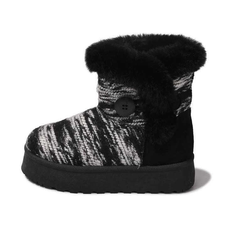 Bottes d'hiver à enfiler pour femmes FunkyMonkey doublées de fourrure. pour la vente par funkymonkey