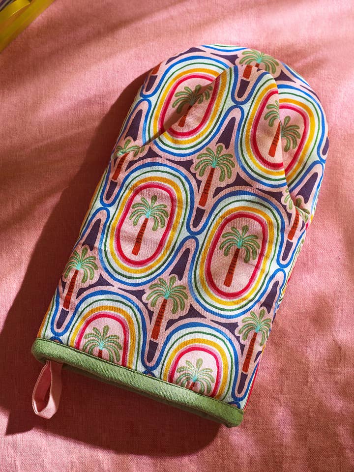 Eleanor Bowmer Palm Tree Single Oven Glove for wholesale by Pure Table Top Ltd