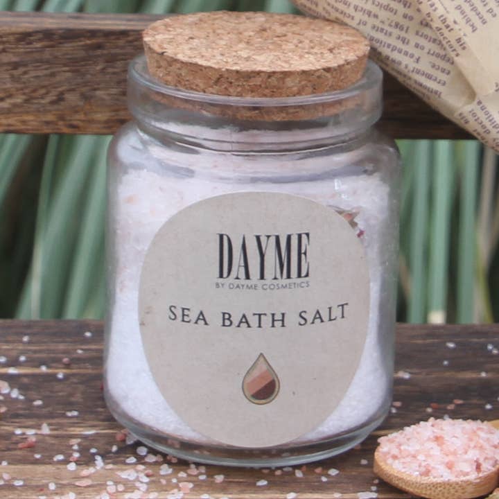 Rêve Sel de Mer de Bain à la Lave Noire & Epsom - Lavande & Camomille pour la vente par DAYME COSMETICS
