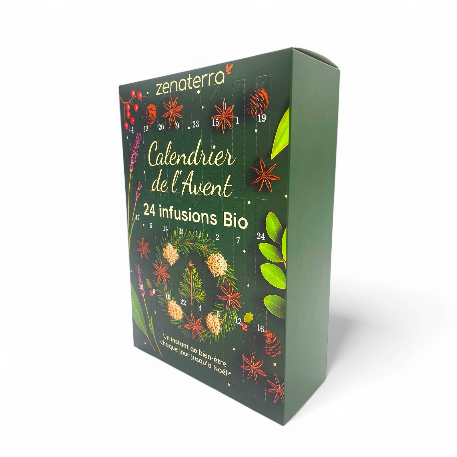 Zen'Arôme - Wholesale Advent Calendar - Advent Calendar 24 Organic Herbal Teas – 100% Natural13