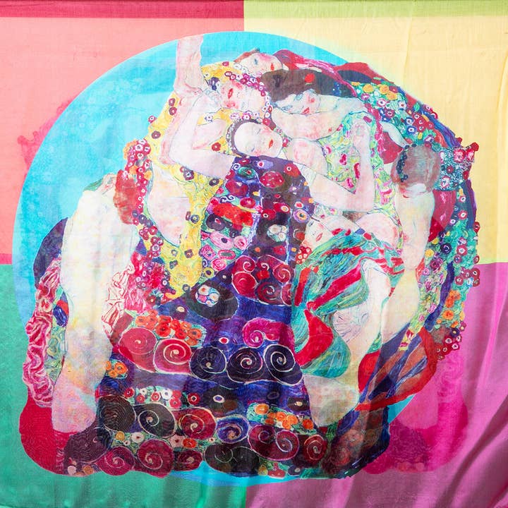 Tilley & Grace - Wholesale Scarf - Women's - Naked Ladies Large Silk Scarf3