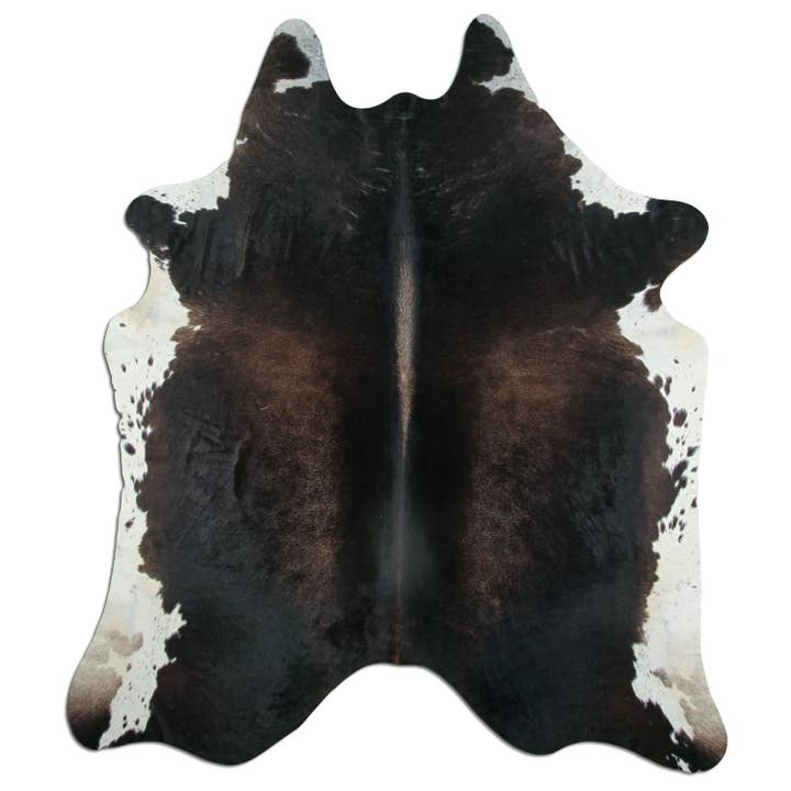 Tapete de pele de vaca - L230 x B200 cm - preto castanho branco por atacado de Livarto UG (haftungsbeschränkt)