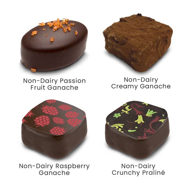 Cluizel USA - Wholesale Chocolate Box - 63 Non-Dairy Dark Chocolate Bonbon Box1