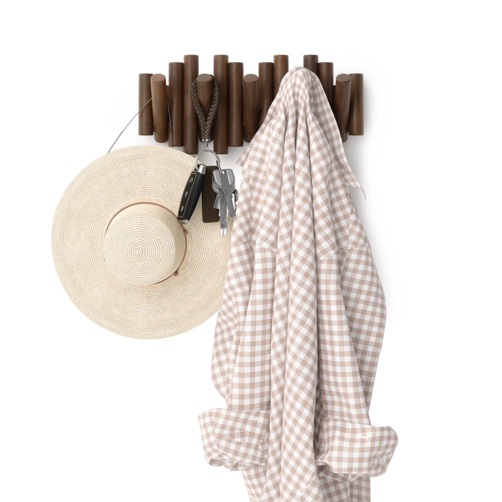 Umbra - Wholesale Wall Hook - Picket Wall-Mounted Coat Rack Rail Hook7