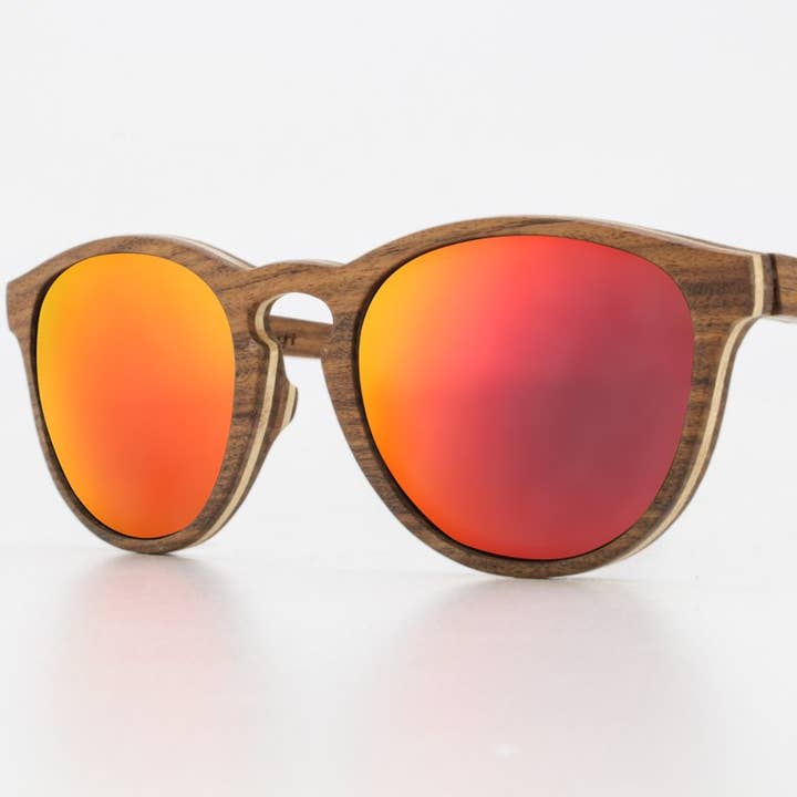 Helix Pau Ferro Frames - Polarized for wholesale by LUKE SHADES WOODEN EYEWEAR