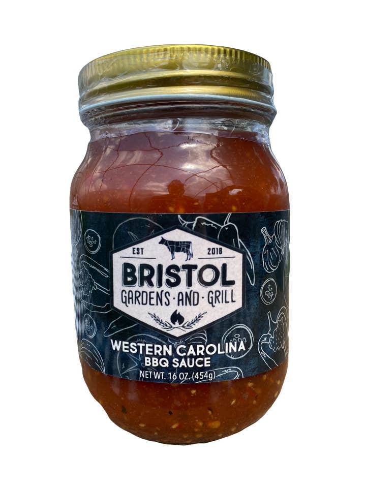 Barbecuesaus uit West-Carolina voor wholesale door Bristol Gardens and Grill