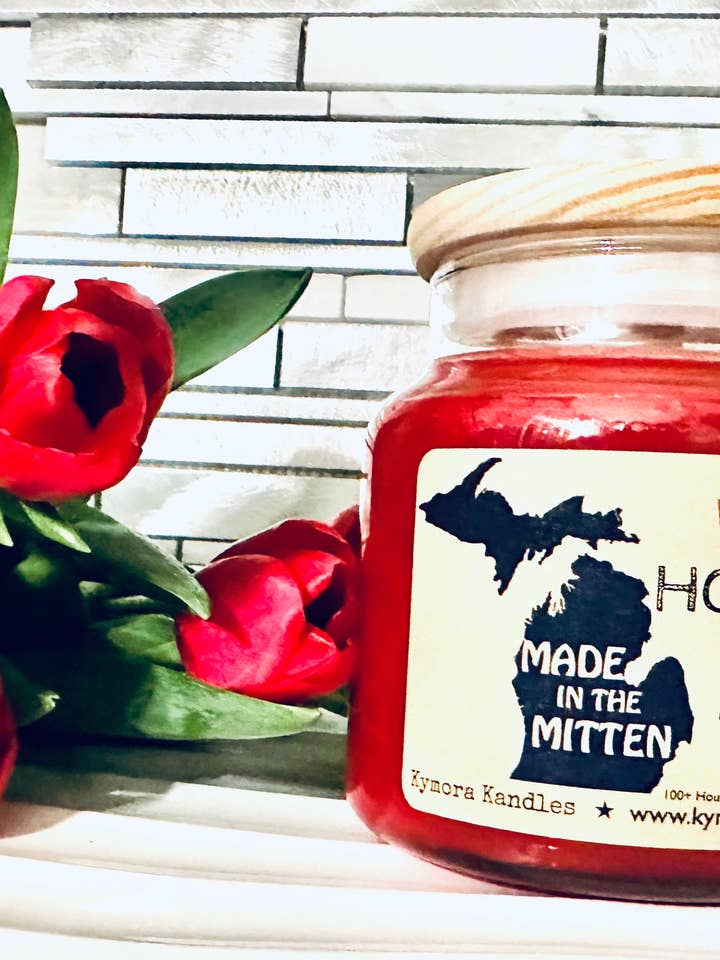 Large Kylie Jar Candle - Holland Tulip for wholesale by Kymora Kandles