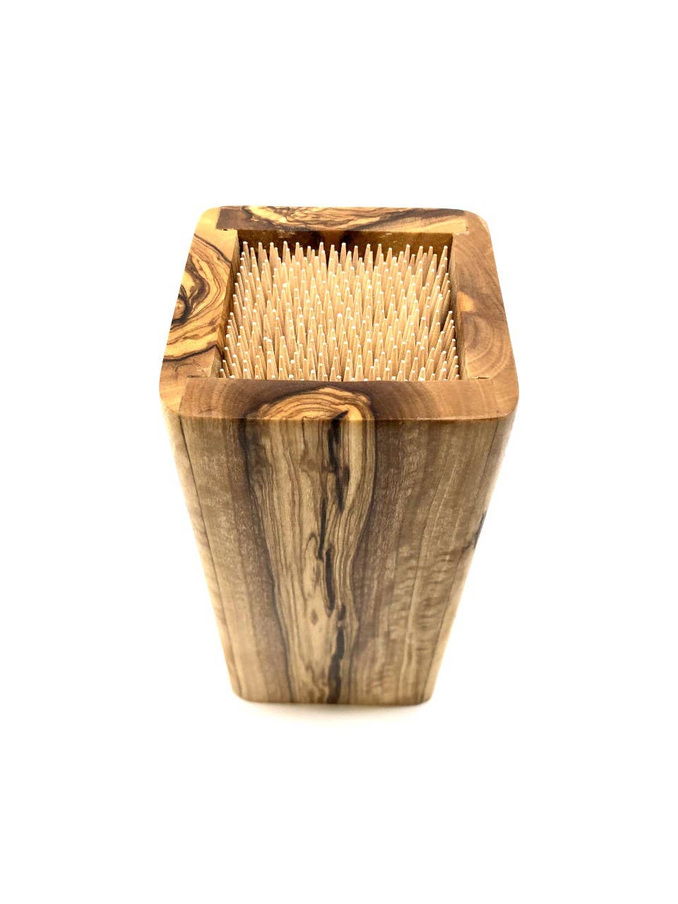olivenholz-erleben - Wholesale Knife Block - Utensil block DESIGN for kitchen utensils, made of olive wood4