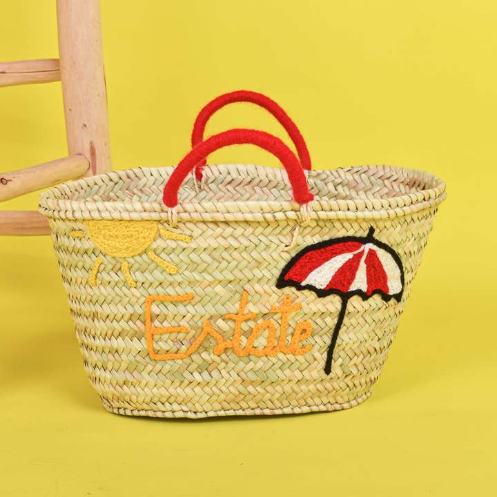 Custom tote bags, Summer Bag With Motif, Unique Beach Tote for wholesale by King Of Handmade