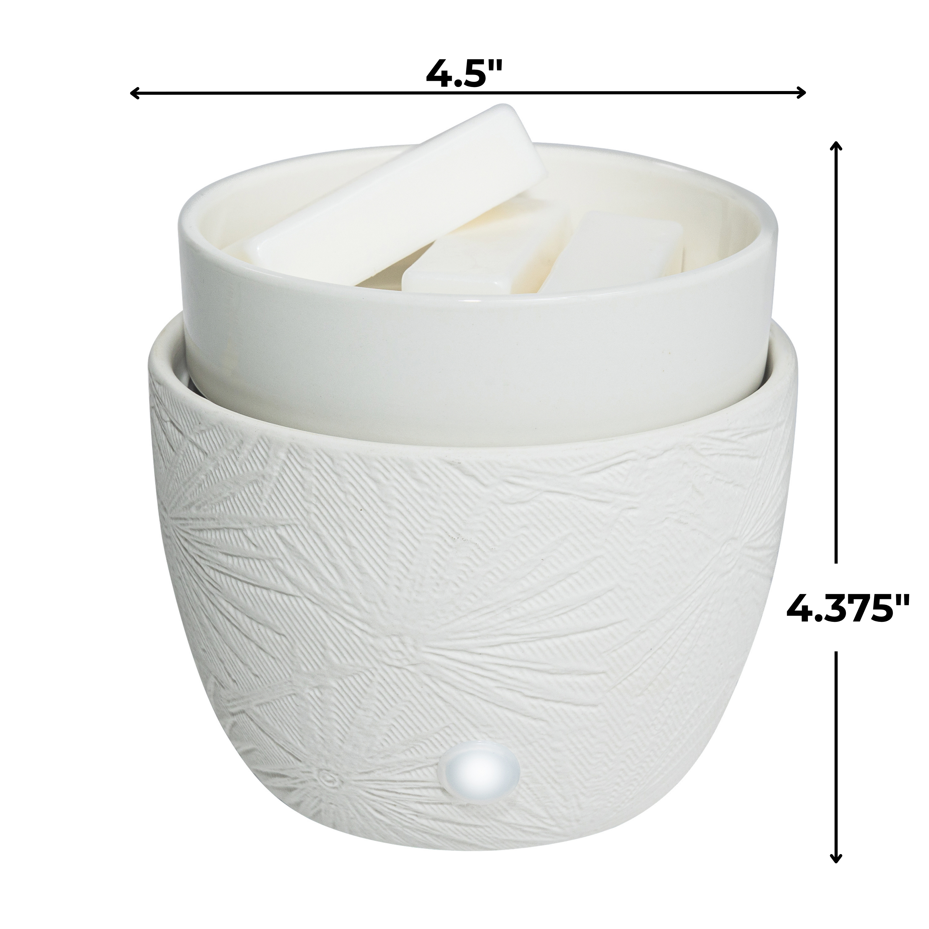 MVP Group International INC - Wholesale Wax Warmer - Carolina Wellness 3-in-1 Multifunctional Warmer, White1
