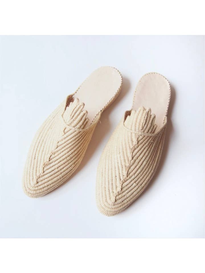 Mikwi – Großhandel Sandalen – Damen – Raffia-Sandalen Handgefertigt in Marokko, Sommersandalen