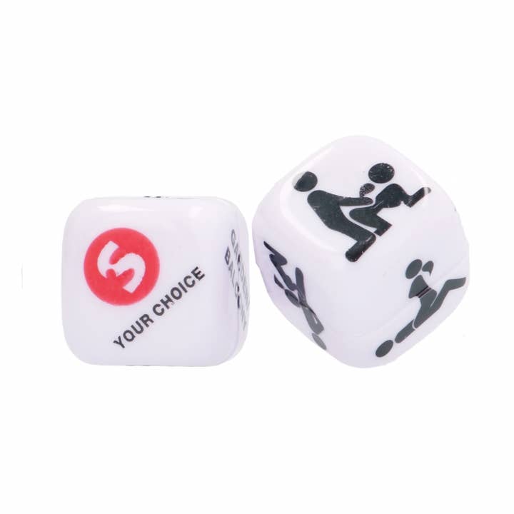 White S Line Sexy Position Dice Sex Toy for wholesale on Faire