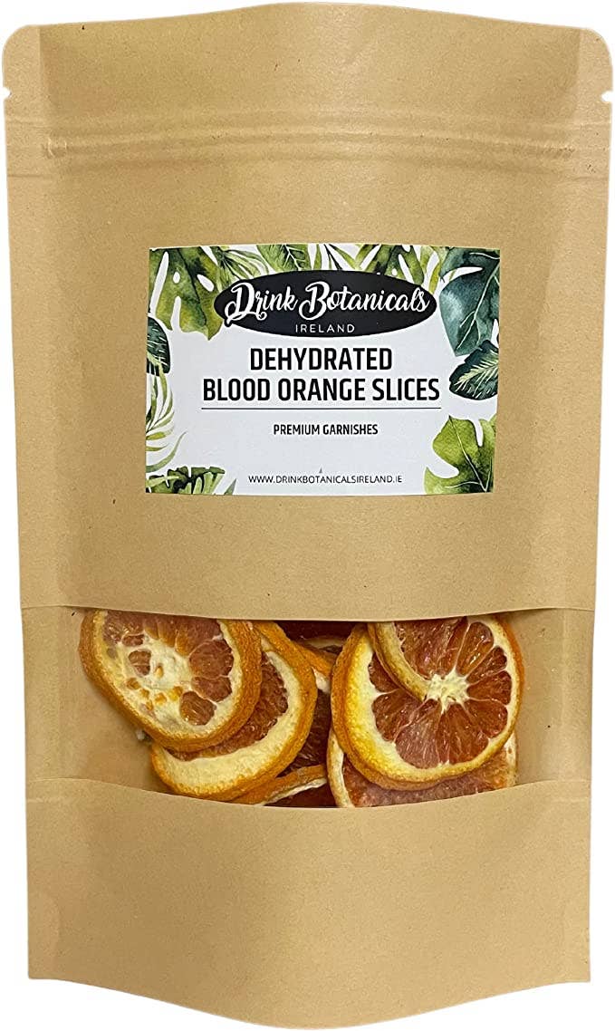 Drink Botanicals Ireland - Wholesale Dried/Dehydrated Fruit - Dehydrated Dried Blood Orange Slices | 15+ Slices|  50g1