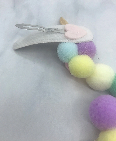 littletwinkleco - Wholesale Hair Clip - Kids - Ice Cream Hair Clips Set | Pastel Felt | Girls Hair Clips |4