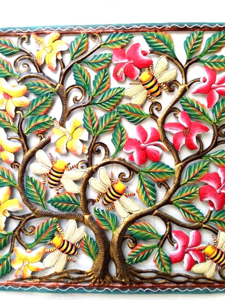 Painted Bees Pollinating the Trees for wholesale by Beyond Borders