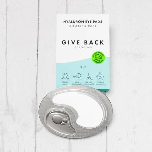 Augenpads Algen-Extrakt - 3er Pack - UMWELTSCHUTZ für den Großhandel von GIVE BACK Cosmetics