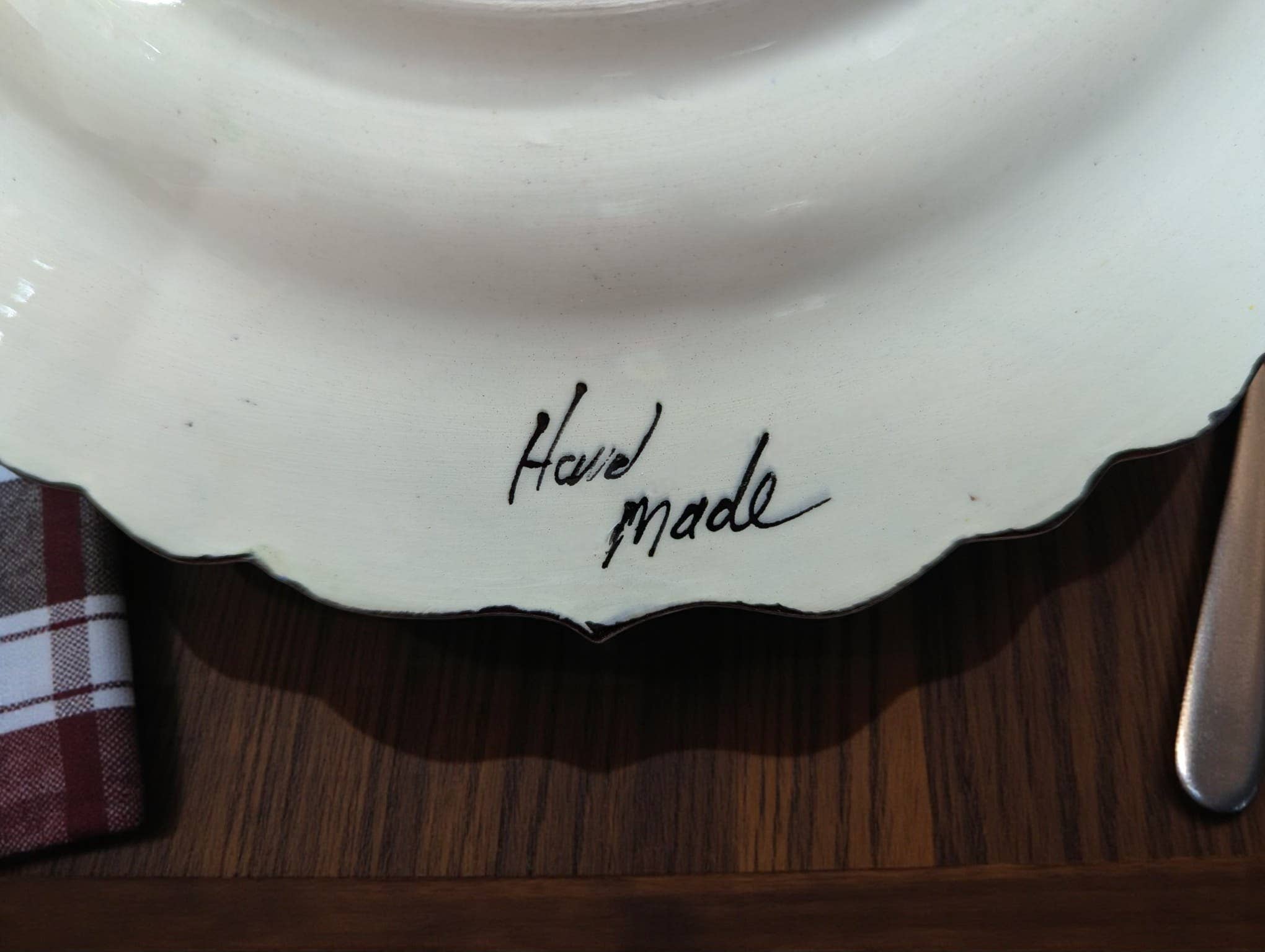 Import Corner – Objeto de mesa decorativo por atacado – 39923: ROMÃ EMBOSSADA EM CERÂMICA - GRANDE3