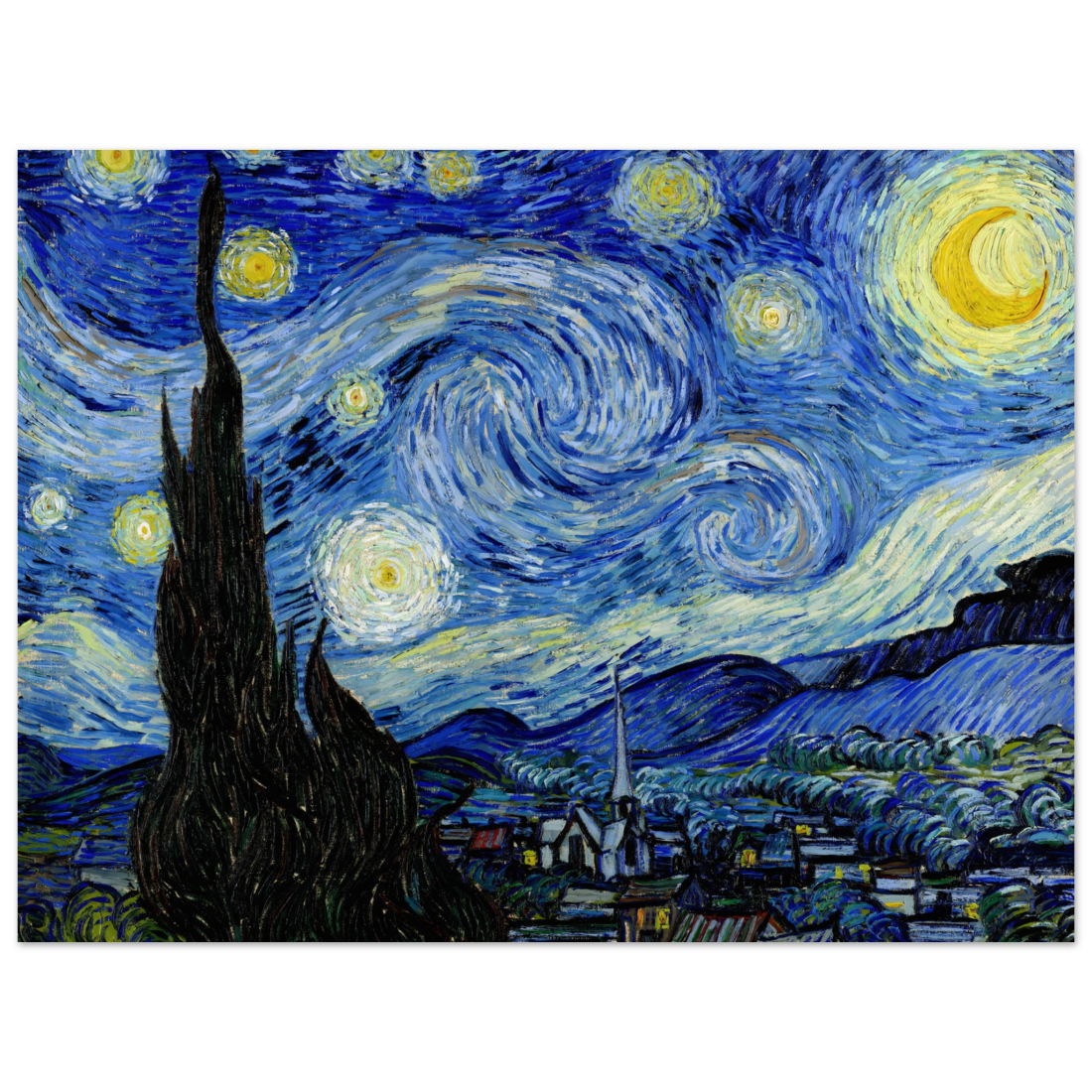 Art-O-Rama Shop - Vendita all'ingrosso Poster - Van Gogh - La notte stellata, poster dell'opera del 18892
