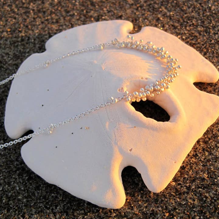 YedOmi Jewelry - Wholesale Link & Chain Necklace - Clustered Wisteria Necklace- 18 inches2