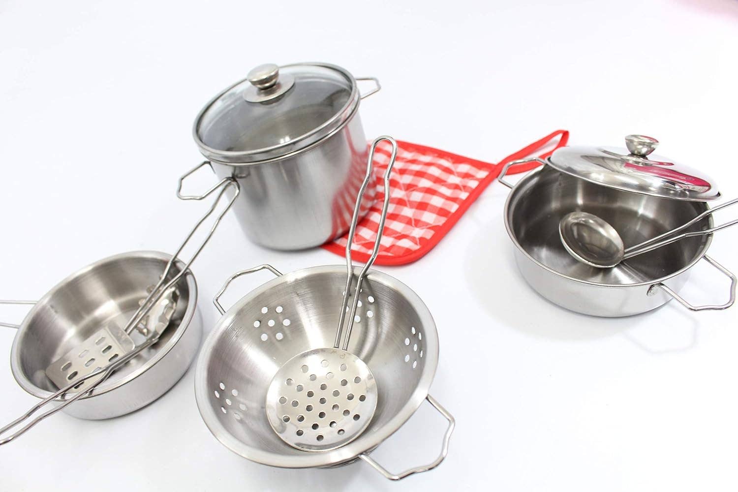 AZ Trading & Import (Toys, RC Toys & More) - Wholesale Toy Set - Kids - Metal Pots And Pans Kitchen Cookware Playset3