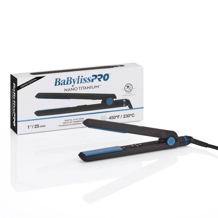 Salon Equipment Pros - Wholesale Straightener/Flat Iron - BaBylissPRO NANO TITANIUM Limited Ed. 1" DIGITAL FLAT IRON5