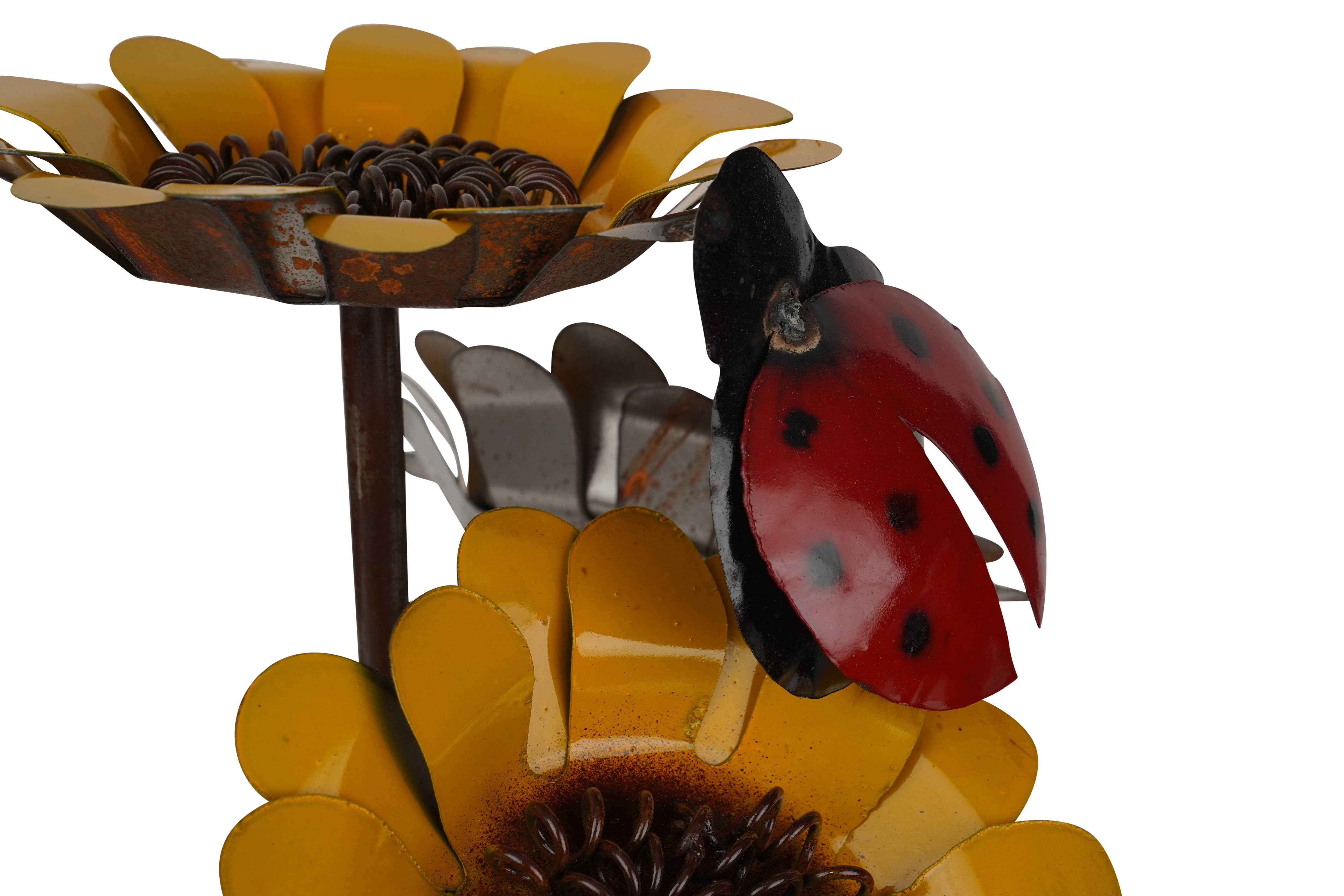My Amigos Imports - Wholesale Plant Pot - Colorful Sunflower Planter-Garden-Metal-16x14 inch-Colorful7