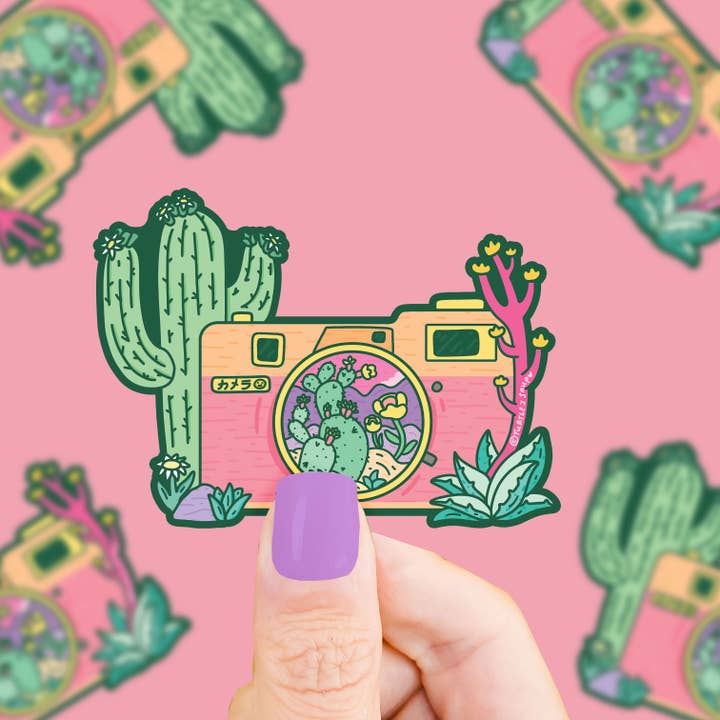 Turtle's Soup - Wholesale Sticker - Desert Photographer Camera Water Bottle Vinyl Sticker