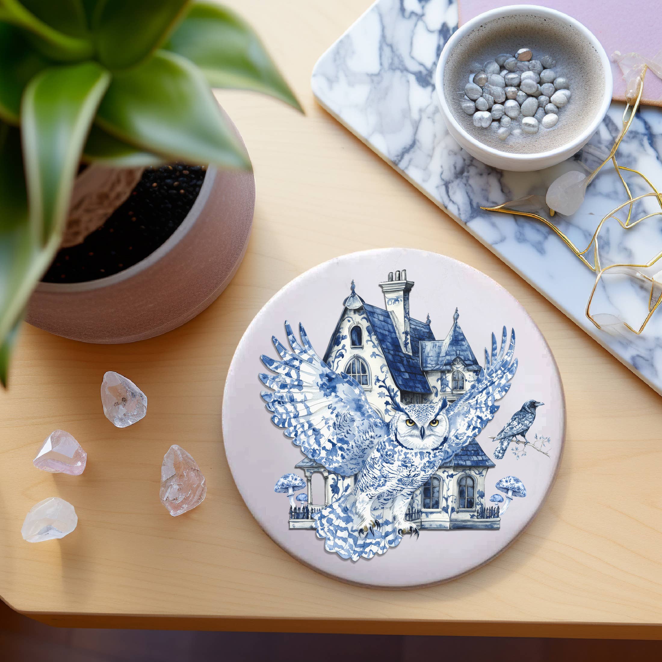 Gia Roma - Wholesale Onderzetters - Chinoiserie Halloween Onderzetters, Luxe Herfst Huisdecoraties38