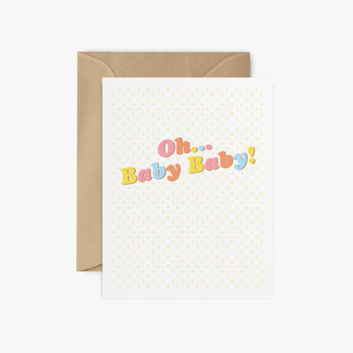 Oh... bébé ! - Carte de vœux pour la vente par oh dang!