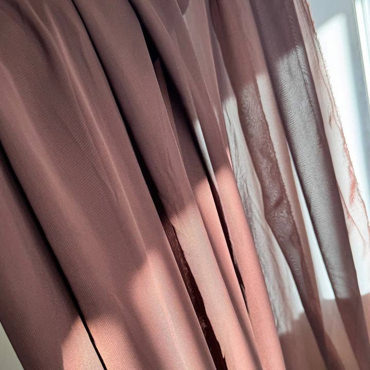 GalaTextile - Wholesale Fabric - Brown Chiffon Fabric By Yard 3
