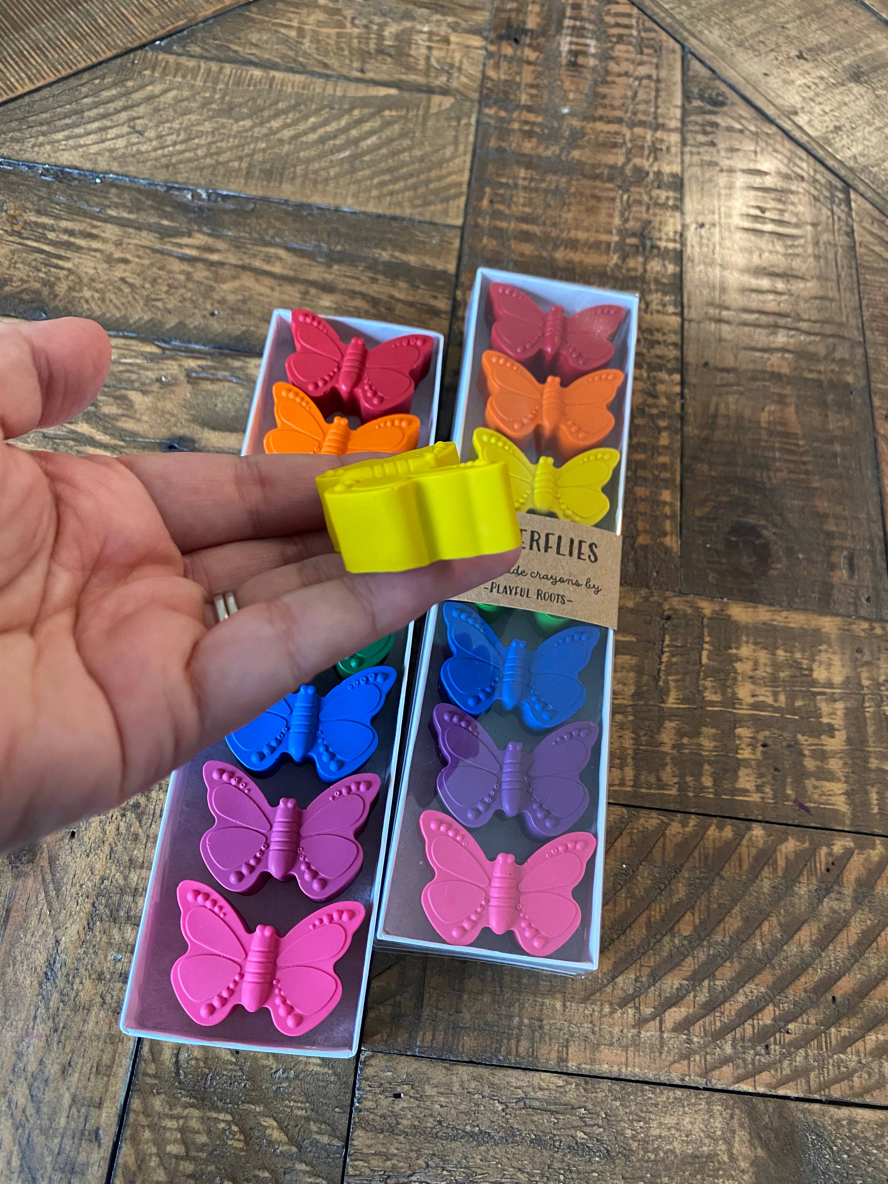 Playful Roots - Wholesale Crayons - Kids & Baby - Butterflies Crayon Set - Handmade Non-Toxic Kids Gift3