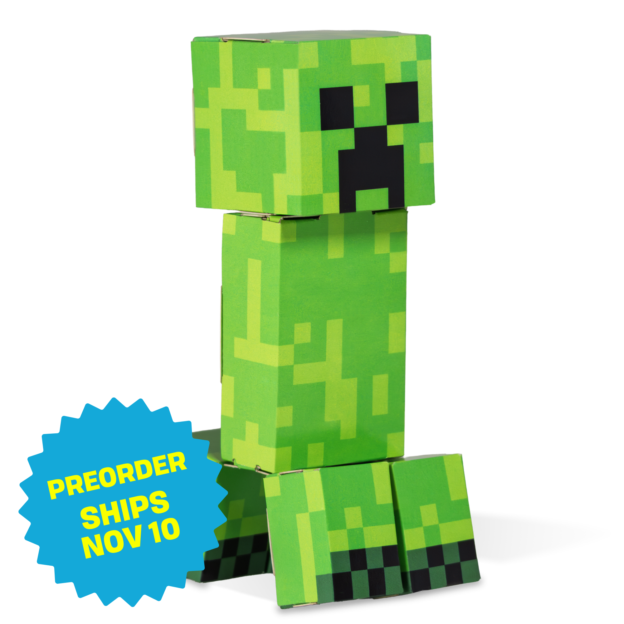 Cubles | Paperboard Character Kits - Wholesale Build-a-Toy - Kids - Minecraft | Creeper Cuble1