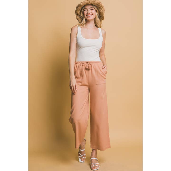 Linned klassiske ankellange bukser for engroshandel hos IVE