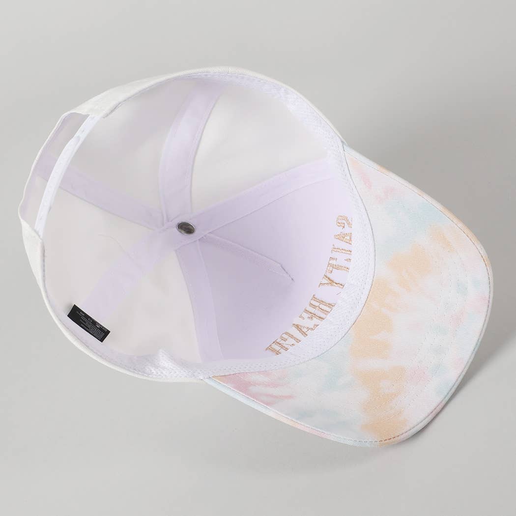 Fashion City - Vente Casquette de camionneur – femme - Casquette Trucker Teinture Tie-Dye Broderie SALTY BEACH3