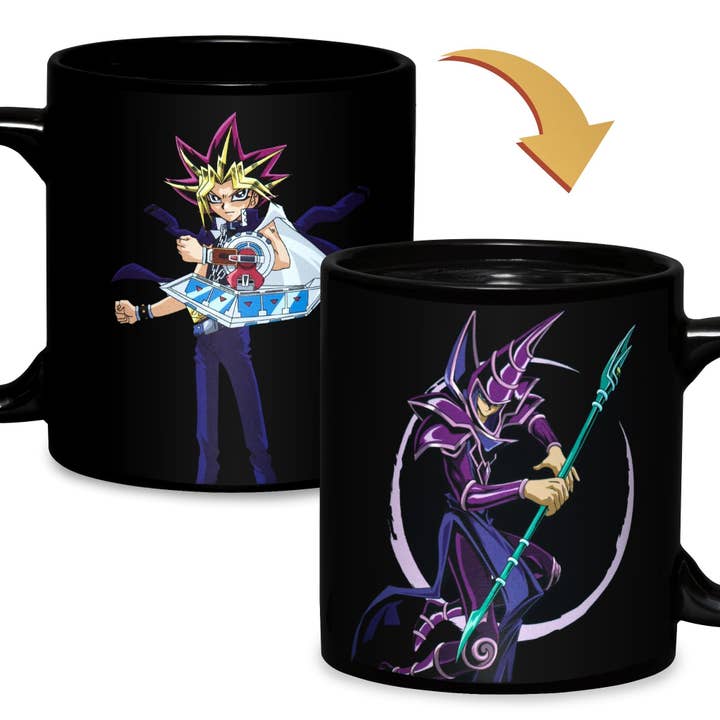 YU-GI-OH Yugi et Magicien Sombre Tasse à Café en Céramique Thermoréactive 425 ml pour la vente par Fundom