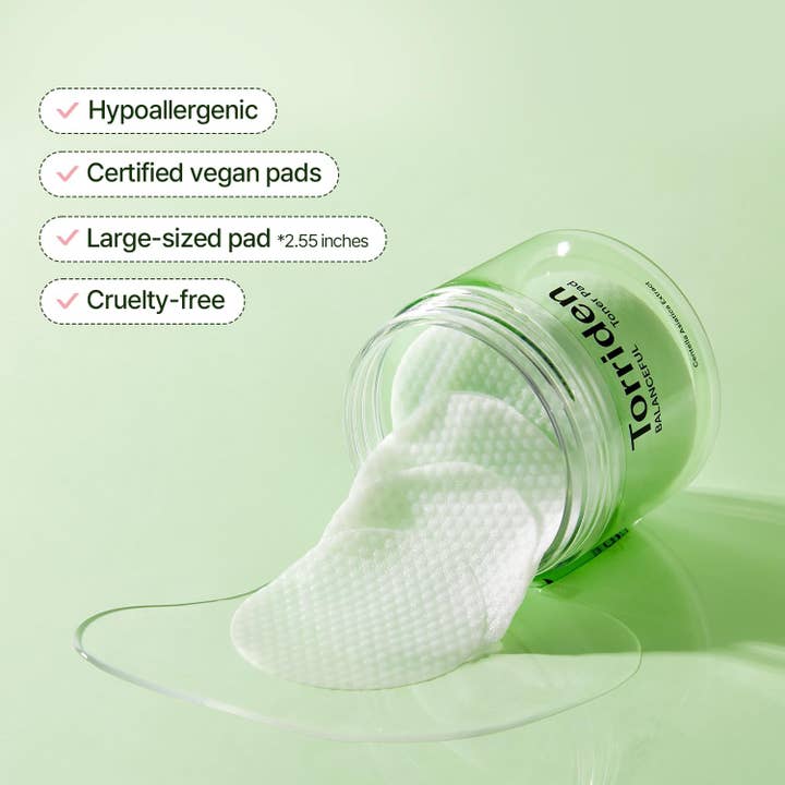 Glowiss – wholesale Ansiktstoner – Torriden BALANCEFUL Cica Toner Pads 60 Pads