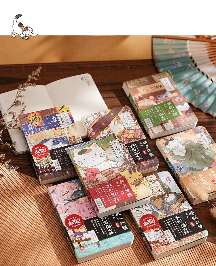 Gohobi （We cover U.S. import duties） - Wholesale Notebook - Gohobi Japanese Cat Magnetic Notebook, Monthly Planner, Study Notebook, Pocket Diary9