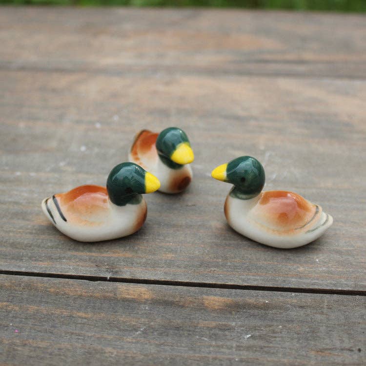 Gohobi （We cover U.S. import duties） - Wholesale Spoon Rest - Gohobi Green Mandarin Duck Chopstick Rest1