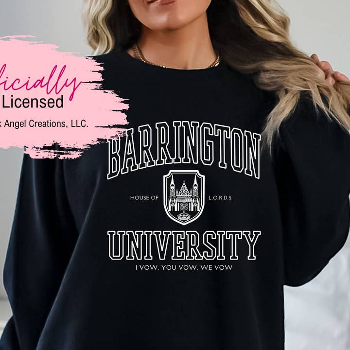 Little Smut Closet - Wholesale Graphic sweatshirt – Women’s - Officially Licensed Barrington University Sweatshirt