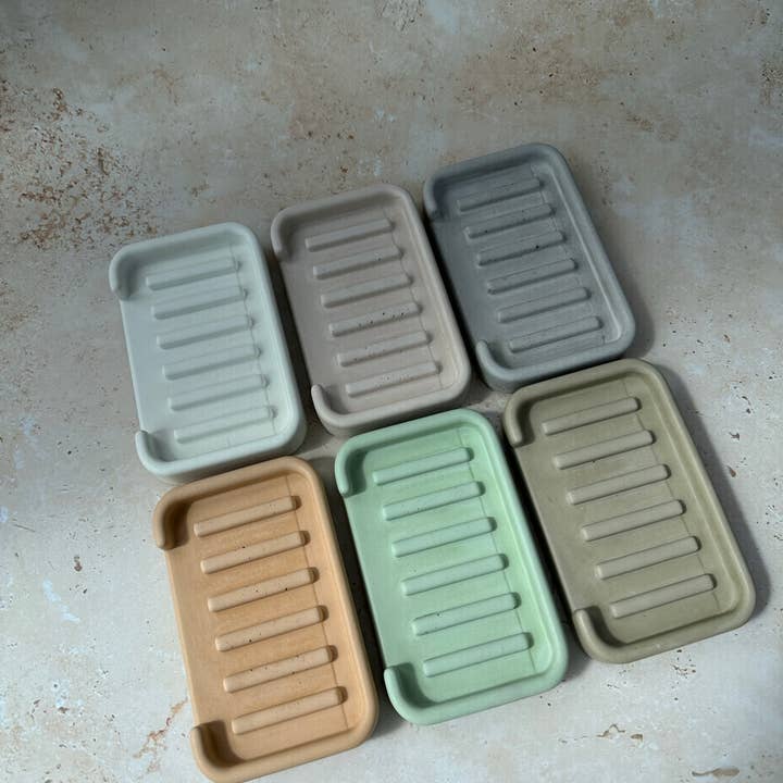 Smells Like Home Store - Vendita all'ingrosso Portasaponi da bagno - Portasapone rettangolare in cemento ArCedge11