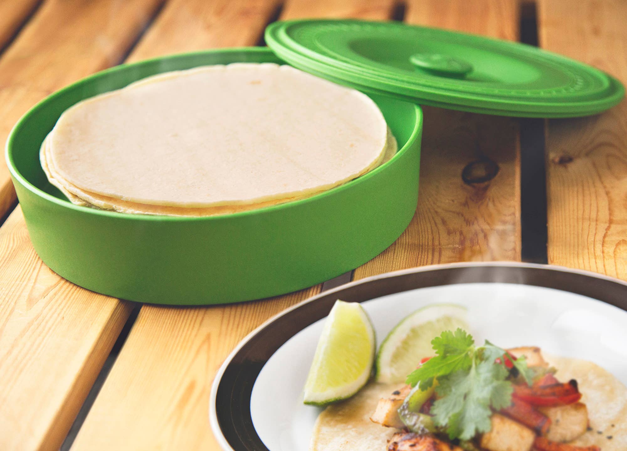 Fox Run Brands - Wholesale Kitchen Tool/Gadget - Fox Run Tortilla Warmer, Plastic, Green, 8.5"1