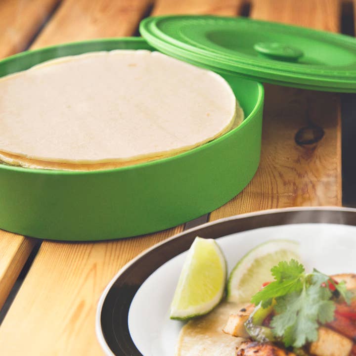 Fox Run Brands - Wholesale Kitchen Tool/Gadget - Fox Run Tortilla Warmer, Plastic, Green, 8.5"1