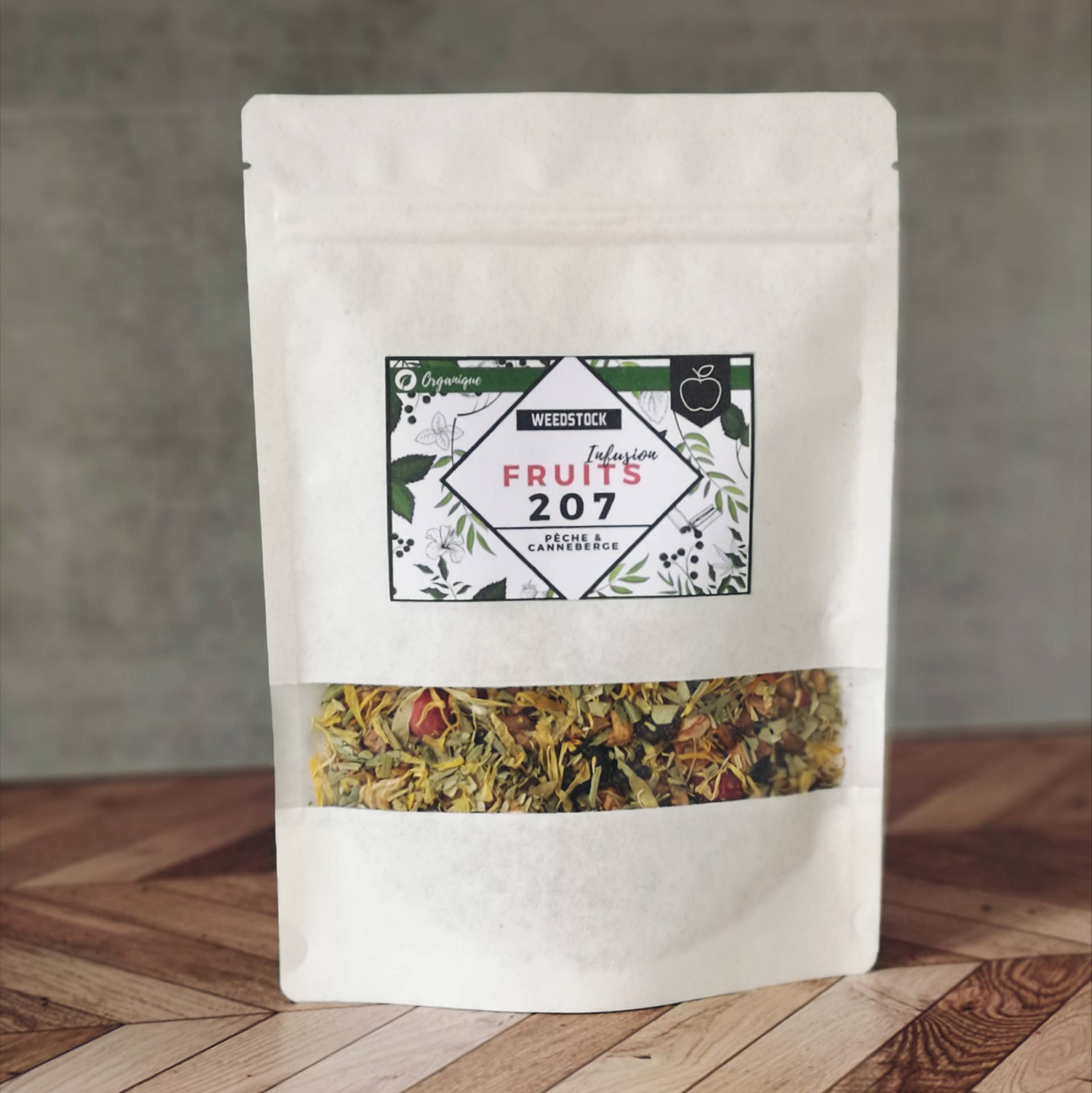 WeedStock – wholesale Hälsoté/Detoxté – Fruit INFUSION N° 207 – persika och tranbär1