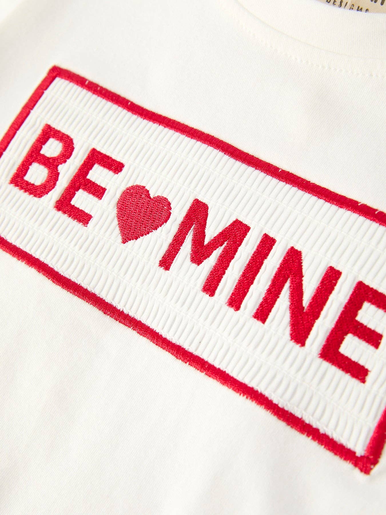 Rylee Faith Designs - Wholesale Top & Pant Set - Kids - Valentine's Day "BE ❤ MINE" Embroidered Boy's Set8