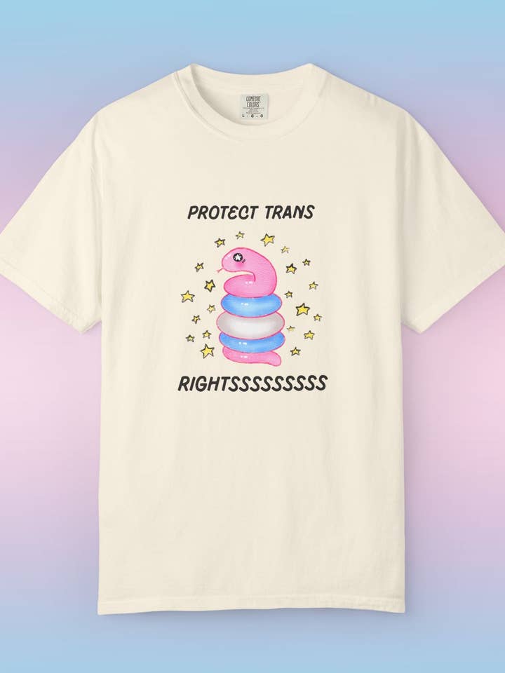 Protégez les droits des transssssss T-shirt Serpent 🐍 pour la vente par SoftBoysClub
