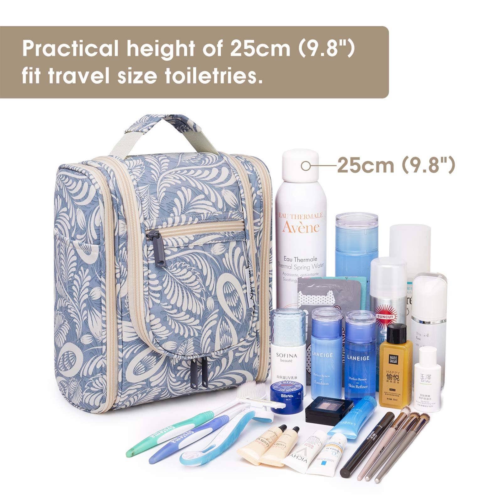 NARWEY INC - Wholesale Toiletry Bag - Women's - Large Hanging Toiletry Bag With Hook Cosmetics Organizer186