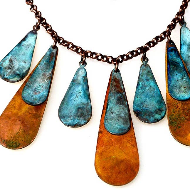 Colar BHC24n Teardrops por atacado de Elaine Coyne Galleries
