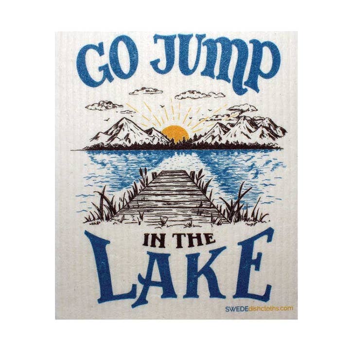 SWEDEdishcloths - Wholesale Dishcloth - Swedish Dishcloth Go Jump in the Lake0